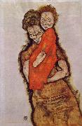 Egon Schiele Mother and Child oil painting